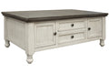 IFD Stone 4 Drawers Cocktail Table IFD4691CKT