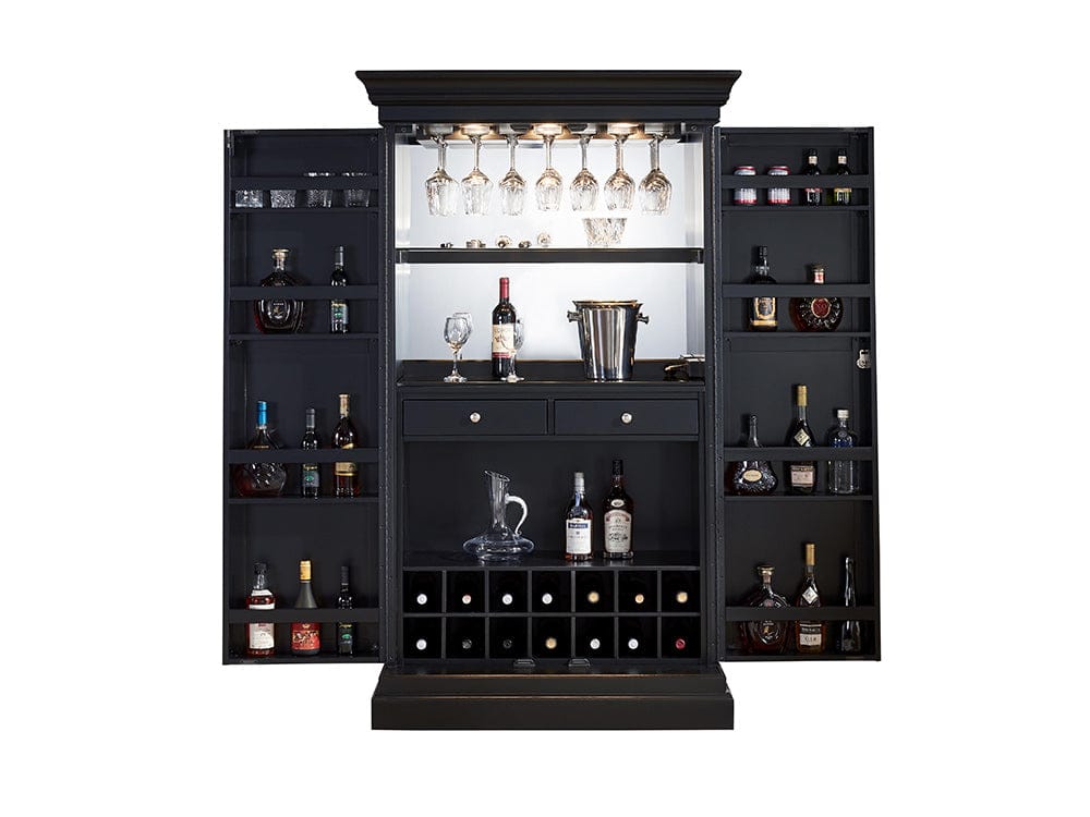 Ashton Bar Cabinet Black IMP 26-1600