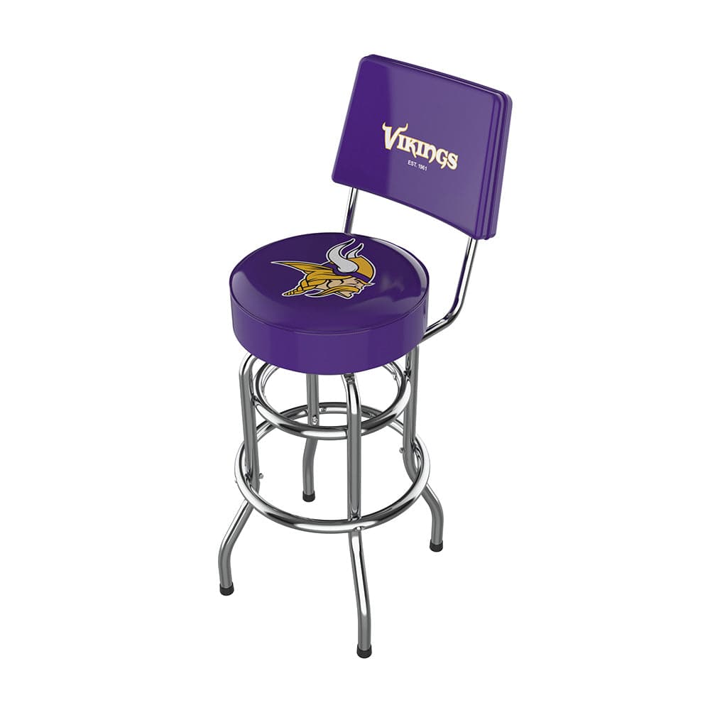 NFL Minnesota Vikings Swivel Barstool With Back IMP 681-1007