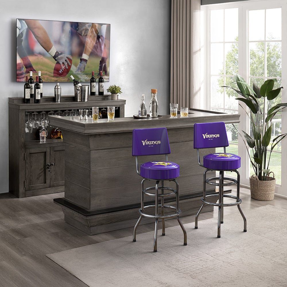 NFL Minnesota Vikings Swivel Barstool With Back IMP 681-1007