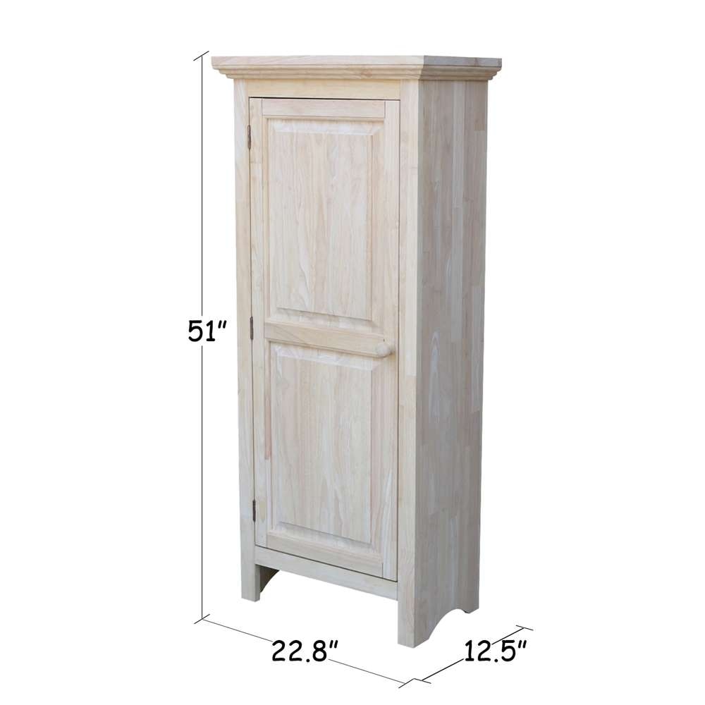 Single Jelly Cabinet 51inH CU-120 in Unfinished