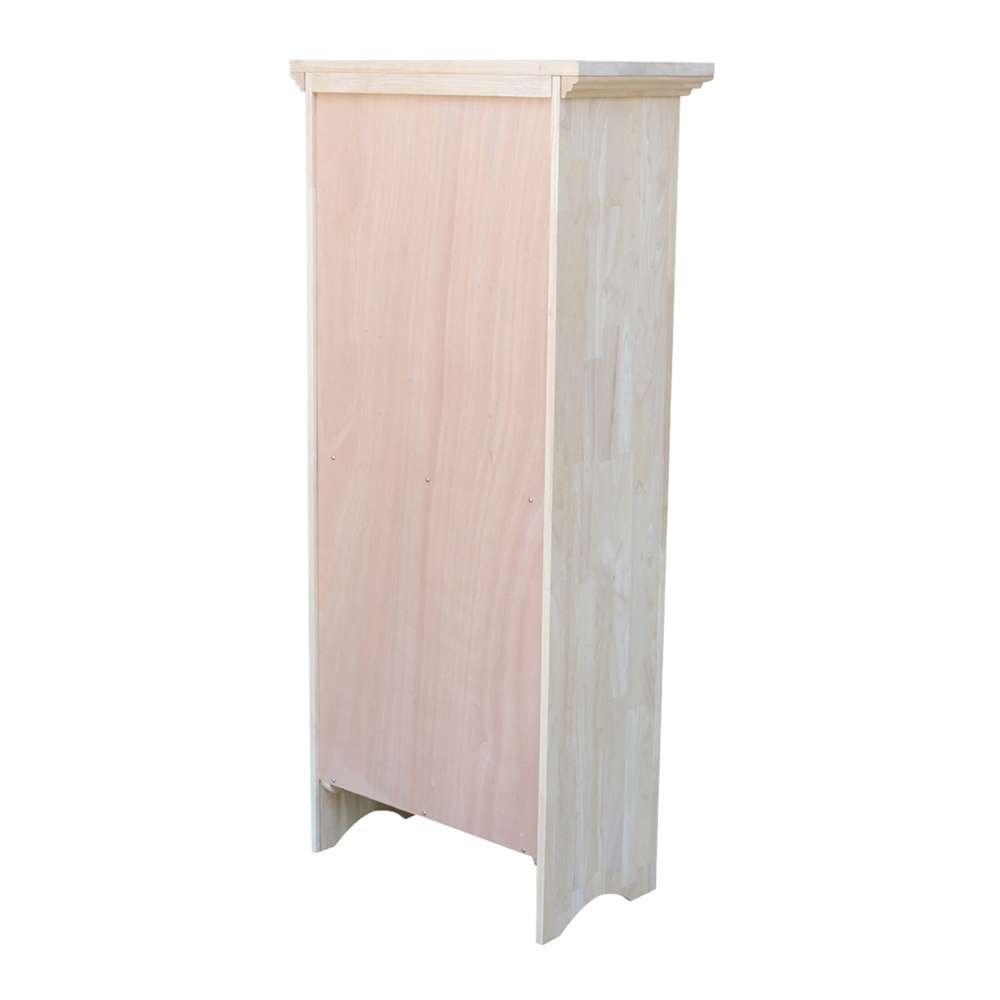 Single Jelly Cabinet 51inH CU-120 in Unfinished