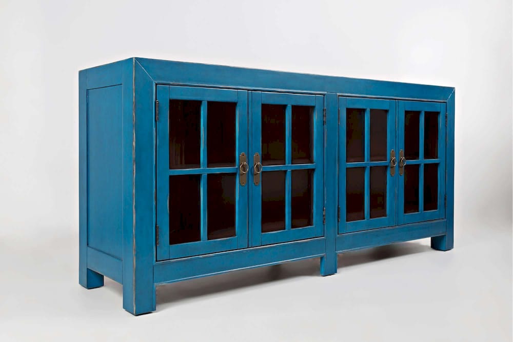Aquitaine Accent Cabinet 1643-70 in Azure Blue