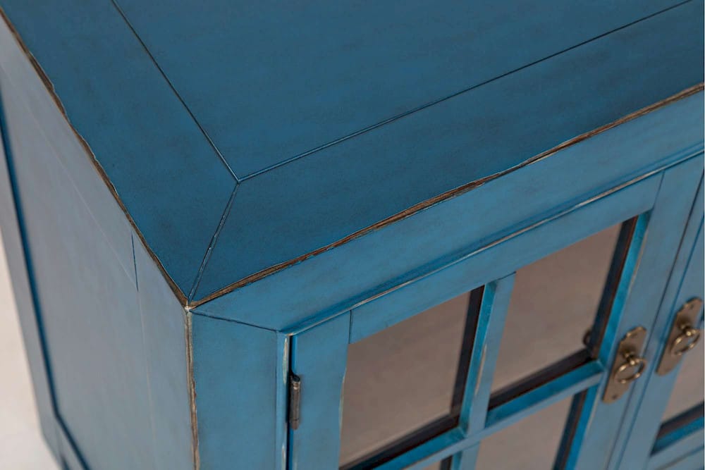 Aquitaine Accent Cabinet 1643-70 in Azure Blue