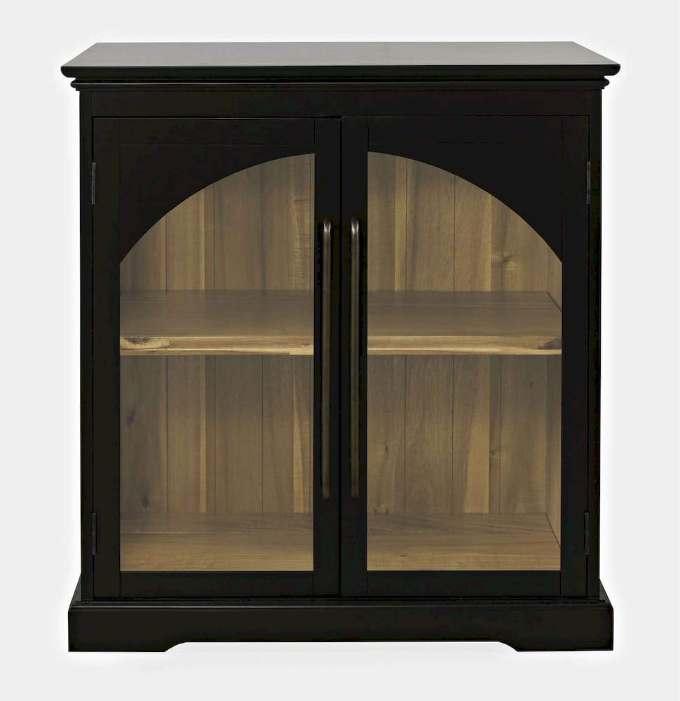 Archdale 33in Gothic Arch Accent Cabinet 2295-33 in Black