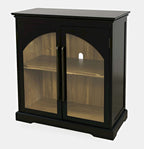 Archdale 33in Gothic Arch Accent Cabinet 2295-33 in Black
