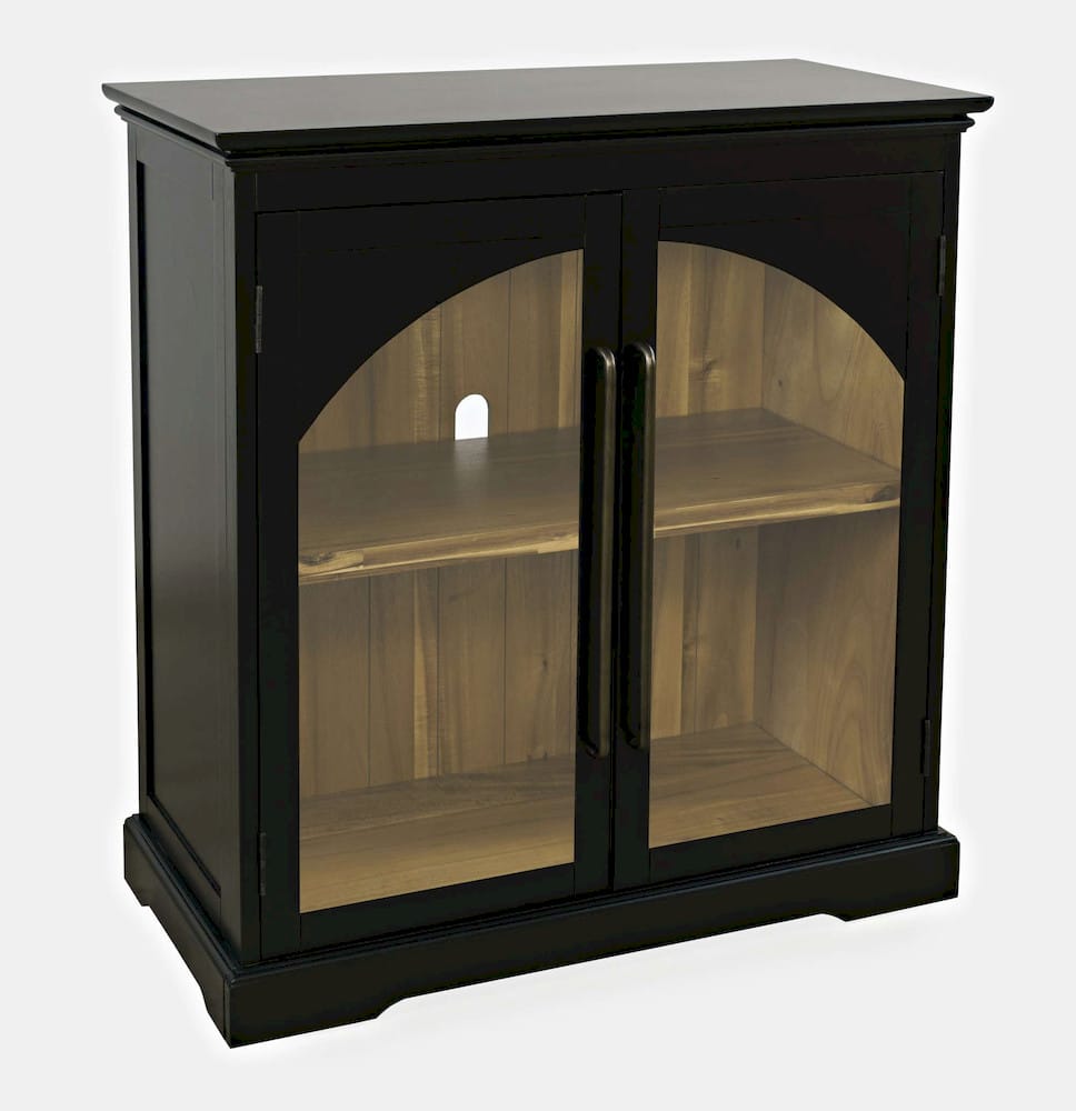 Archdale 33in Gothic Arch Accent Cabinet 2295-33 in Black