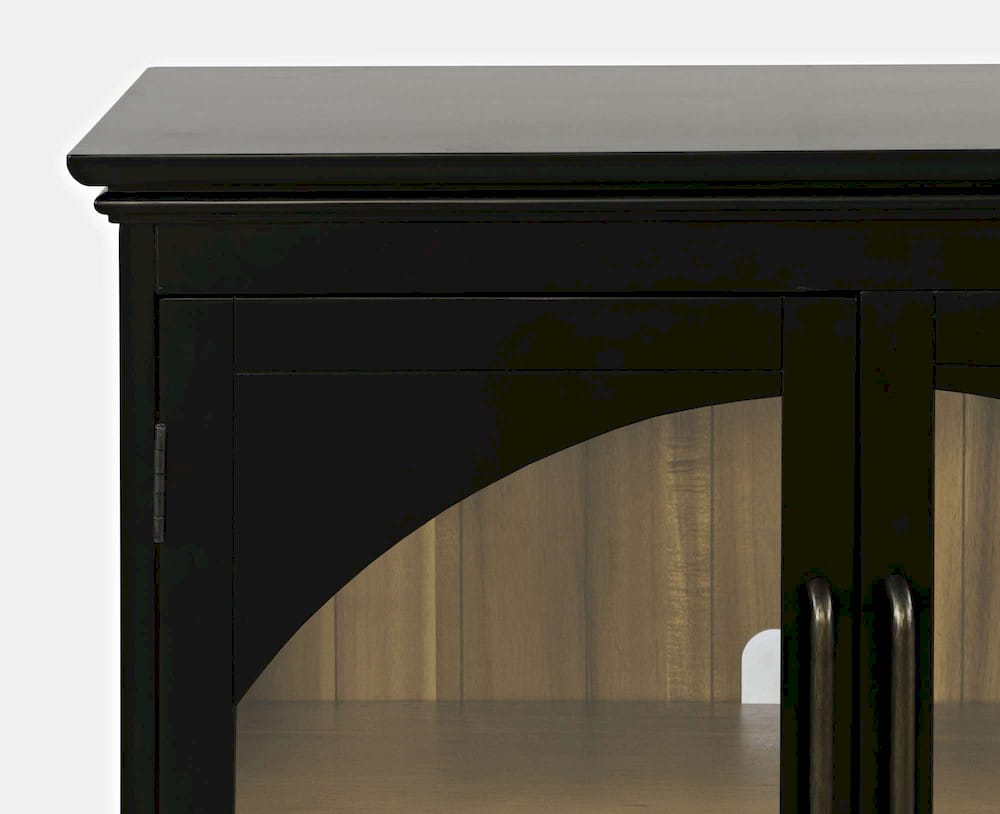 Archdale 33in Gothic Arch Accent Cabinet 2295-33 in Black