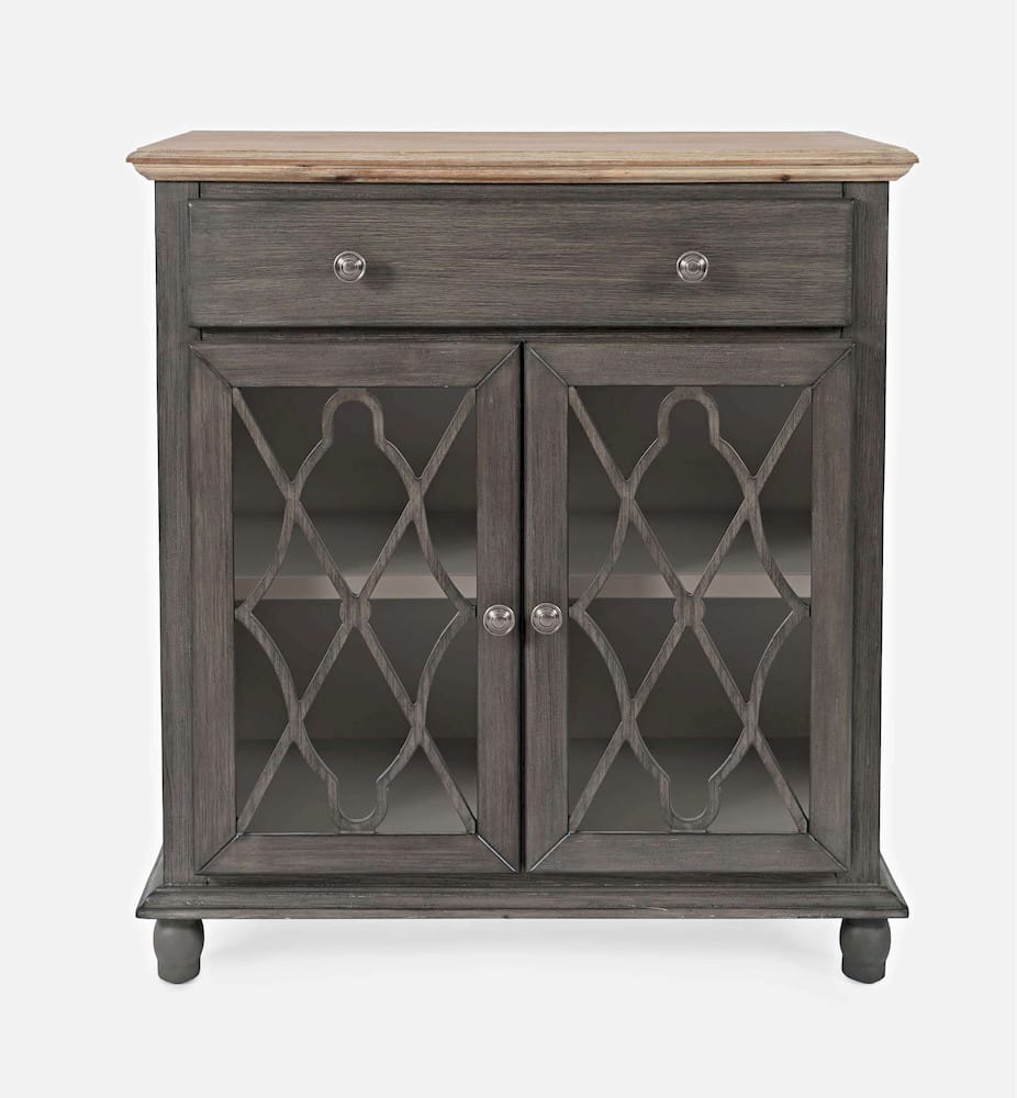Aurora Hills 2 Door Accent Chest 1999-31 in Grey / Bisque