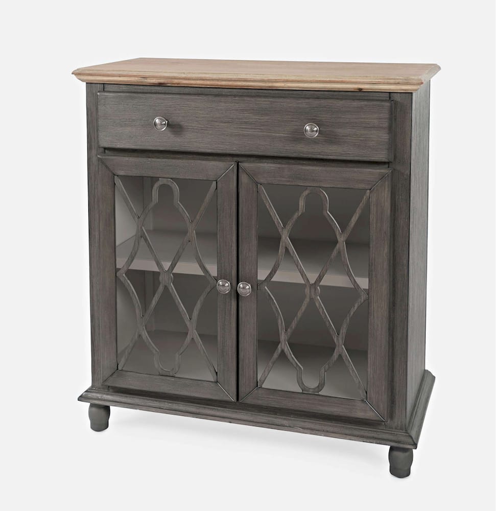 Aurora Hills 2 Door Accent Chest 1999-31 in Grey / Bisque