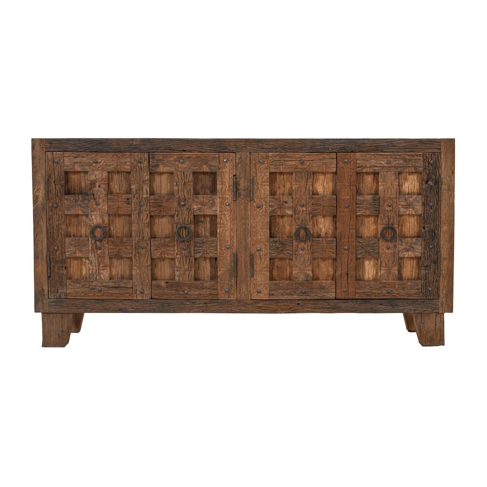 Colton 71in Accent Storage Cabinet Sideboard 2385-72 in Dark Brown