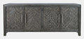 Gramercy 79in 4 Door Accent Cabinet 1356-79 in Platinum