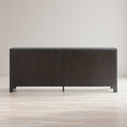 Gramercy 79in 4 Door Accent Cabinet 1356-79 in Platinum