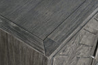 Gramercy 79in 4 Door Accent Cabinet 1356-79 in Platinum
