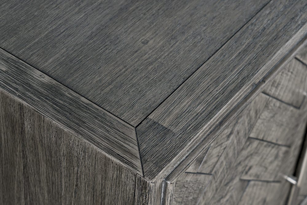 Gramercy 79in 4 Door Accent Cabinet 1356-79 in Platinum