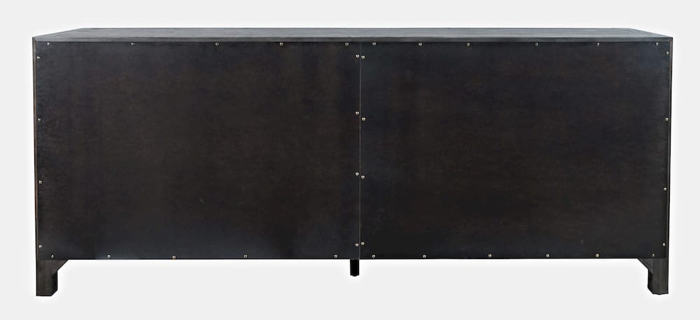 Gramercy 79in 4 Door Accent Cabinet 1356-79 in Platinum