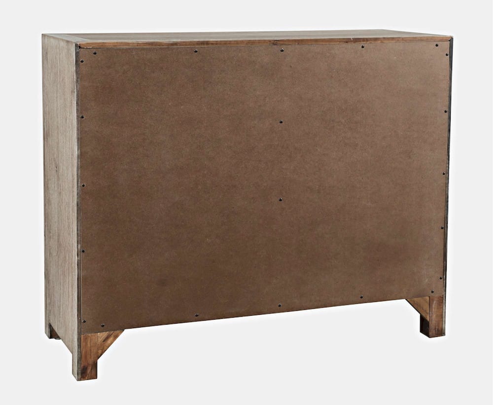Gramercy Chevron Two Door Accent Chest 2156-40 in Grey Wash