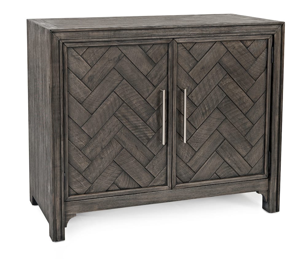Gramercy 2 Door Accent Cabinet 1356-40 in Platinum