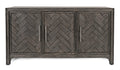 Gramercy 3 Door Accent Cabinet 1356-60 in Platinum