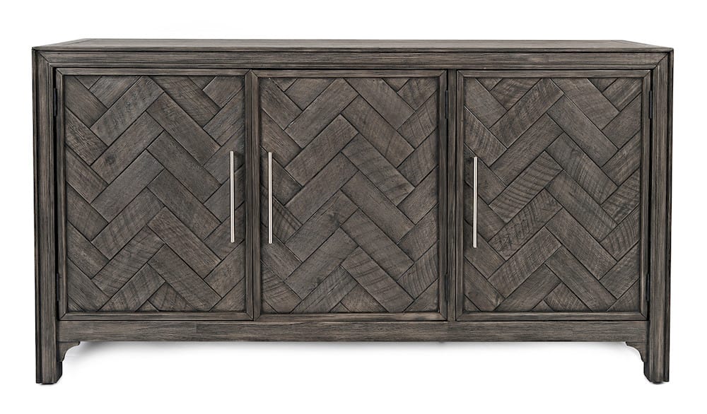 Gramercy 3 Door Accent Cabinet 1356-60 in Platinum
