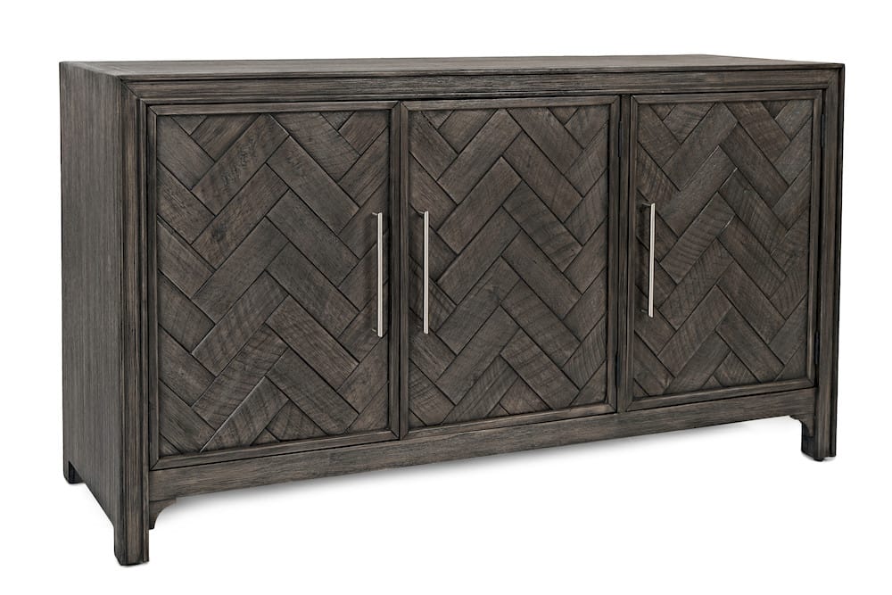 Gramercy 3 Door Accent Cabinet 1356-60 in Platinum