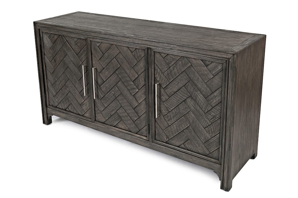 Gramercy 3 Door Accent Cabinet 1356-60 in Platinum