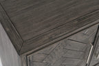 Gramercy 3 Door Accent Cabinet 1356-60 in Platinum