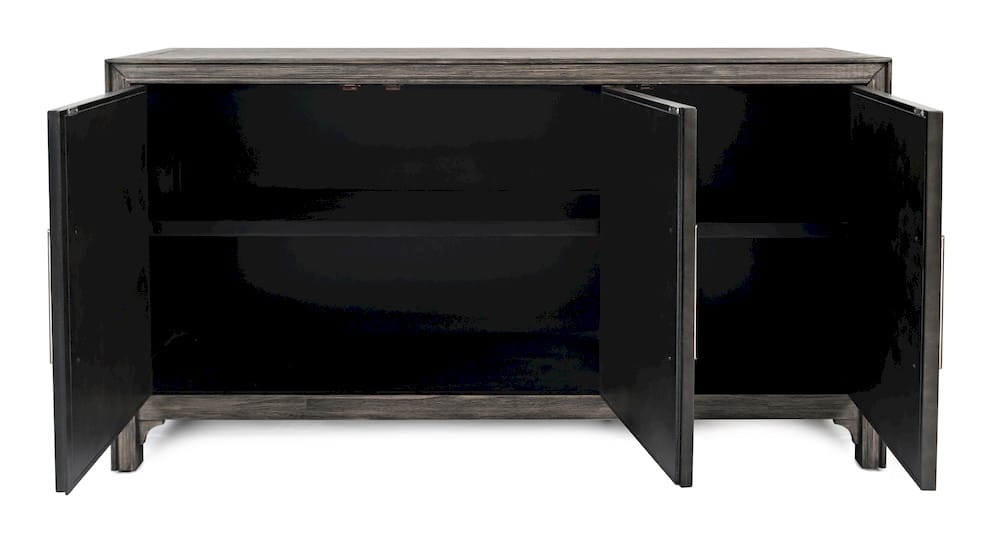 Gramercy 3 Door Accent Cabinet 1356-60 in Platinum