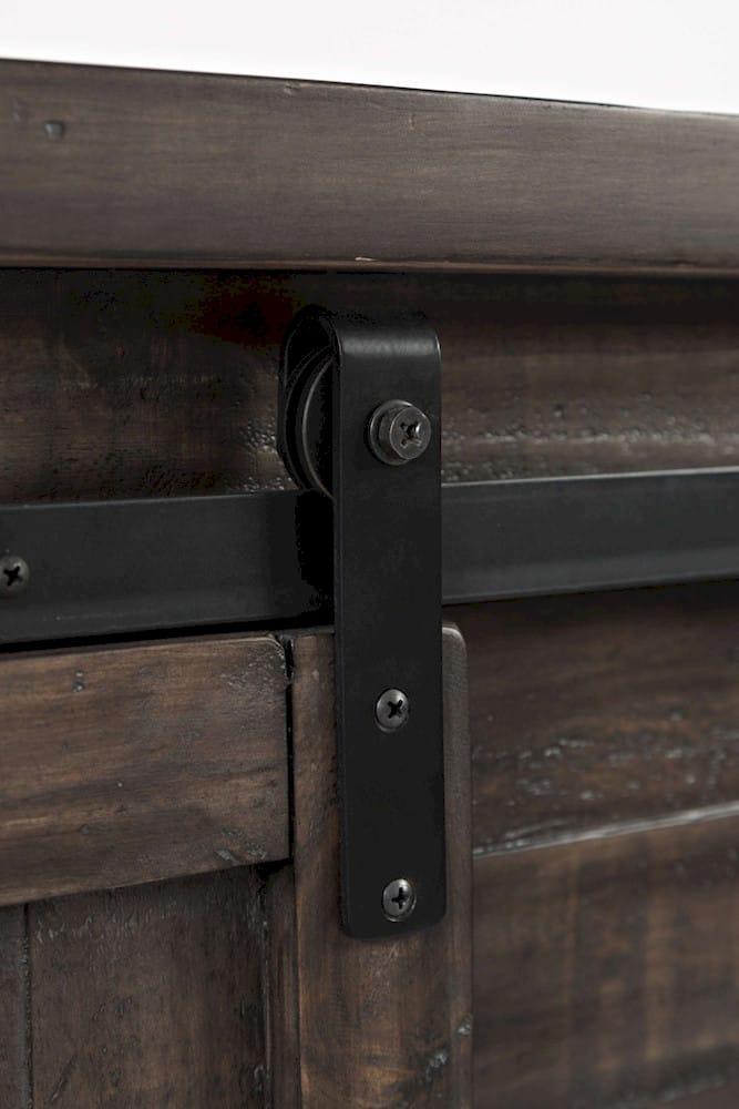 Madison County 32in Barn Door Accent Cabinet 1700-32 in Barnwood