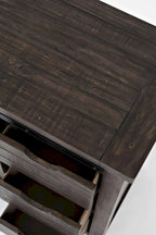 Madison County 32in Barn Door Accent Cabinet 1700-32 in Barnwood