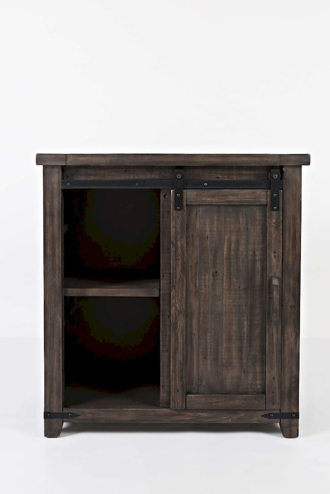Madison County 32in Barn Door Accent Cabinet 1700-32 in Barnwood