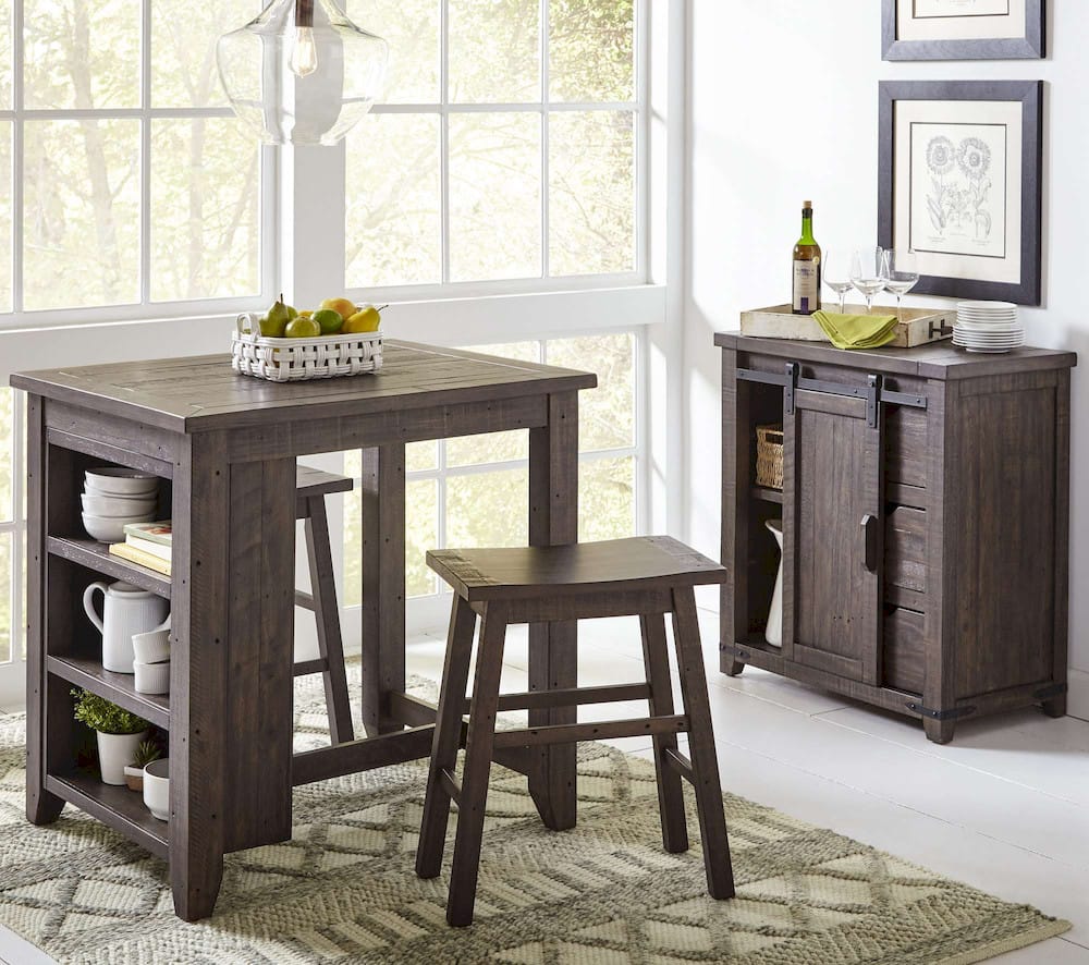 Madison County 32in Barn Door Accent Cabinet 1700-32 in Barnwood