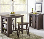 Madison County 32in Barn Door Accent Cabinet 1700-32 in Barnwood
