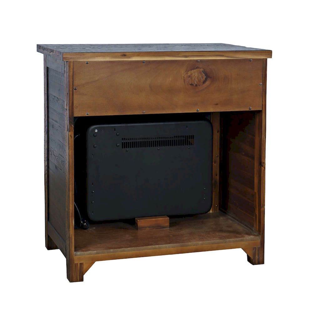 Painted Canyon 32in Fireplace Console 1600-FP32 in Brown