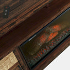 Painted Canyon 32in Fireplace Console 1600-FP32 in Brown