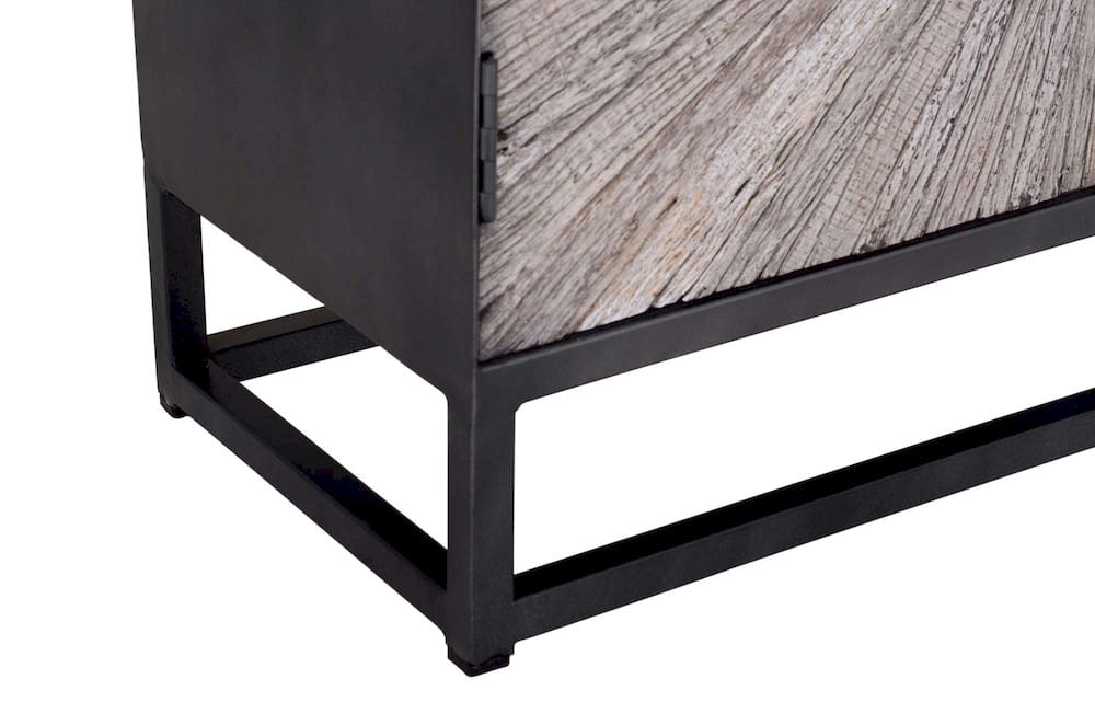 Astral Plains 32in 2 Door Accent Cabinet 1929-32 in Grey Wash