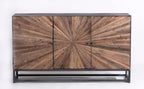 Astral Plains 3 Door Accent Cabinet 1928-59 in Natural