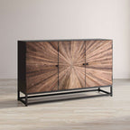 Astral Plains 3 Door Accent Cabinet 1928-59 in Natural