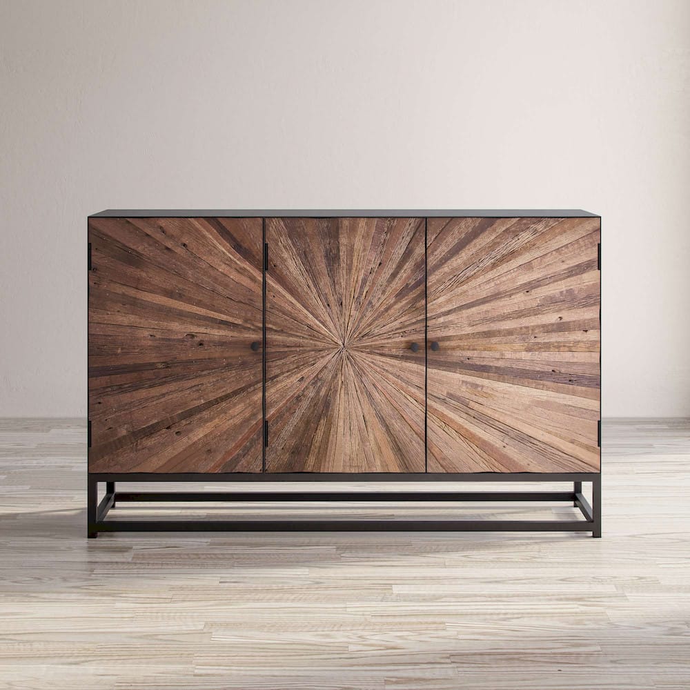 Astral Plains 3 Door Accent Cabinet 1928-59 in Natural