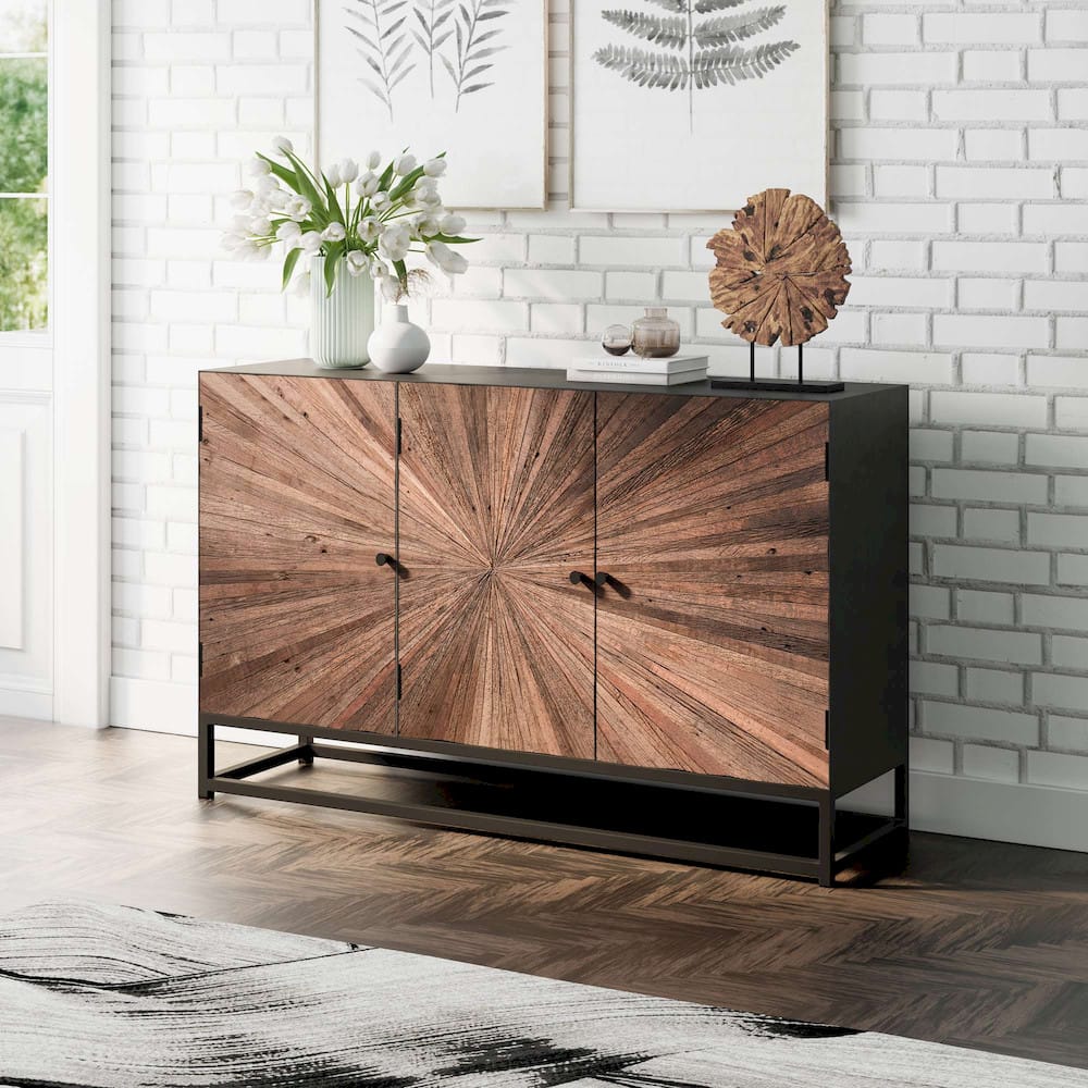 Astral Plains 3 Door Accent Cabinet 1928-59 in Natural