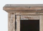 Rustic Shores 48in Distressed Accent Cabinet 2125-48 in Grey Wash