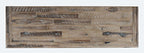 Rustic Shores 48in Distressed Accent Cabinet 2125-48 in Grey Wash