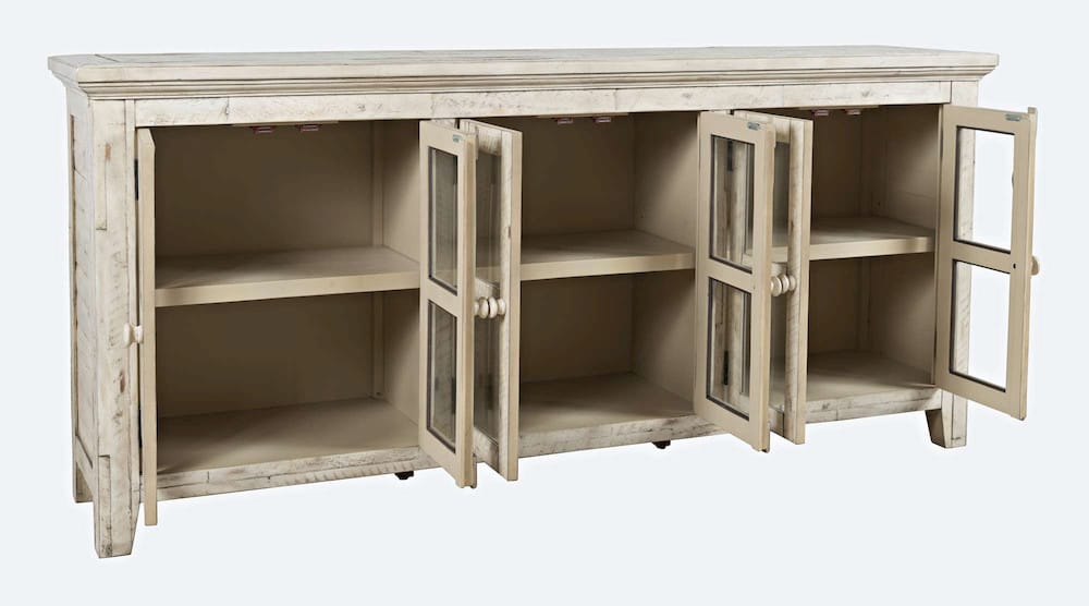 Rustic Shores Sideboard Cabinet 1610-7032 in Scrimshaw Cream