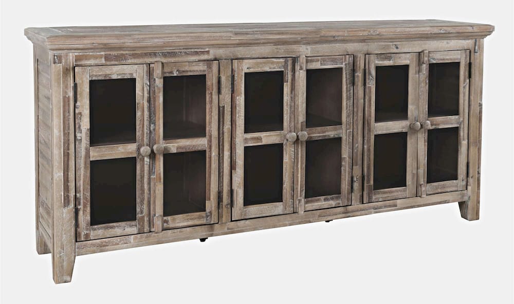 Rustic Shores Sideboard Cabinet 2125-7032 in Grey Wash
