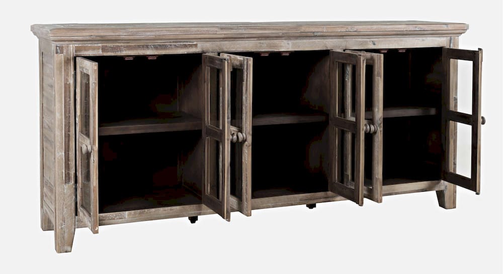 Rustic Shores Sideboard Cabinet 2125-7032 in Grey Wash