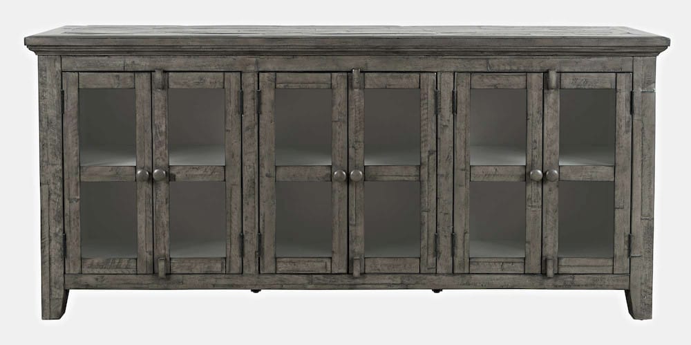 Rustic Shores 70in Distressed Acacia Sideboard 2130-7032 in Stone