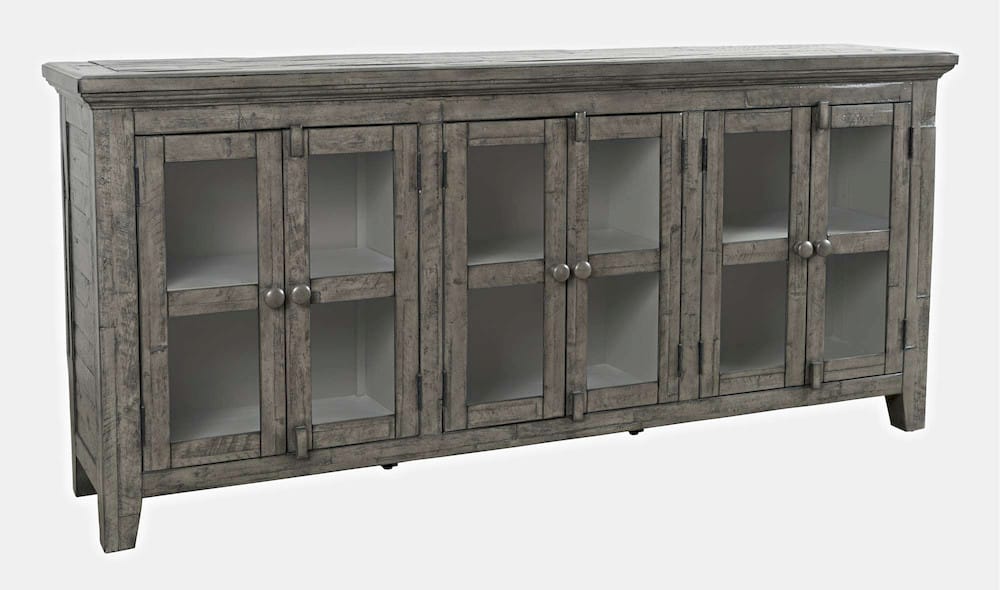Rustic Shores 70in Distressed Acacia Sideboard 2130-7032 in Stone