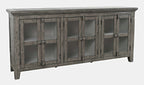 Rustic Shores 70in Distressed Acacia Sideboard 2130-7032 in Stone