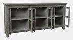 Rustic Shores 70in Distressed Acacia Sideboard 2130-7032 in Stone