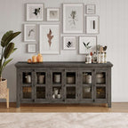 Rustic Shores 70in Distressed Acacia Sideboard 2130-7032 in Stone